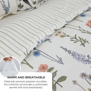 Botanical Floral Soft Comforter Set