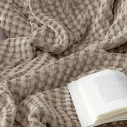 Rayon Derived From Bamboo Waffle Blanket