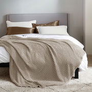 Rayon Derived From Bamboo Waffle Blanket