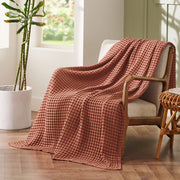 Rayon Derived From Bamboo Waffle Blanket