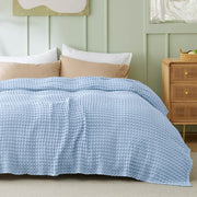 Rayon Derived From Bamboo Waffle Blanket