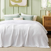 Rayon Derived From Bamboo Waffle Blanket
