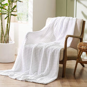 Rayon Derived From Bamboo Waffle Blanket