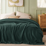 Rayon Derived From Bamboo Waffle Blanket