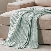 Rayon Derived From Bamboo Waffle Blanket