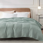 Rayon Derived From Bamboo Waffle Blanket
