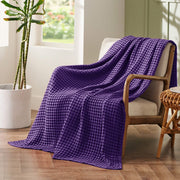 Rayon Derived From Bamboo Waffle Blanket
