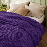 Rayon Derived From Bamboo Waffle Blanket