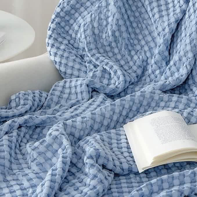 Rayon Derived From Bamboo Waffle Blanket