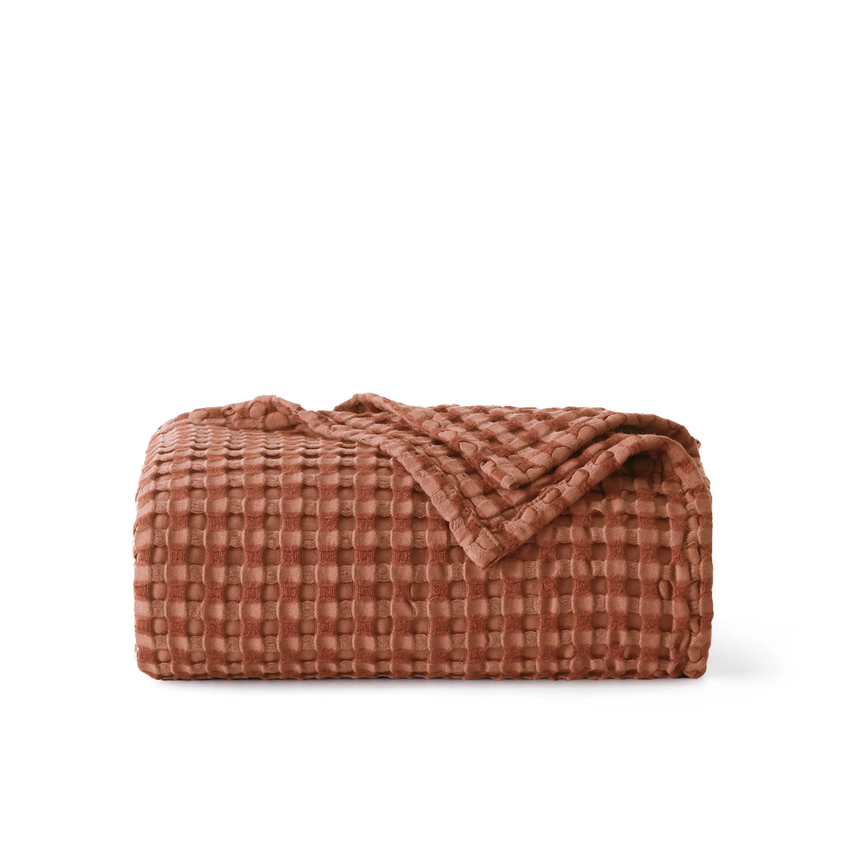 Rayon Derived From Bamboo Waffle Blanket