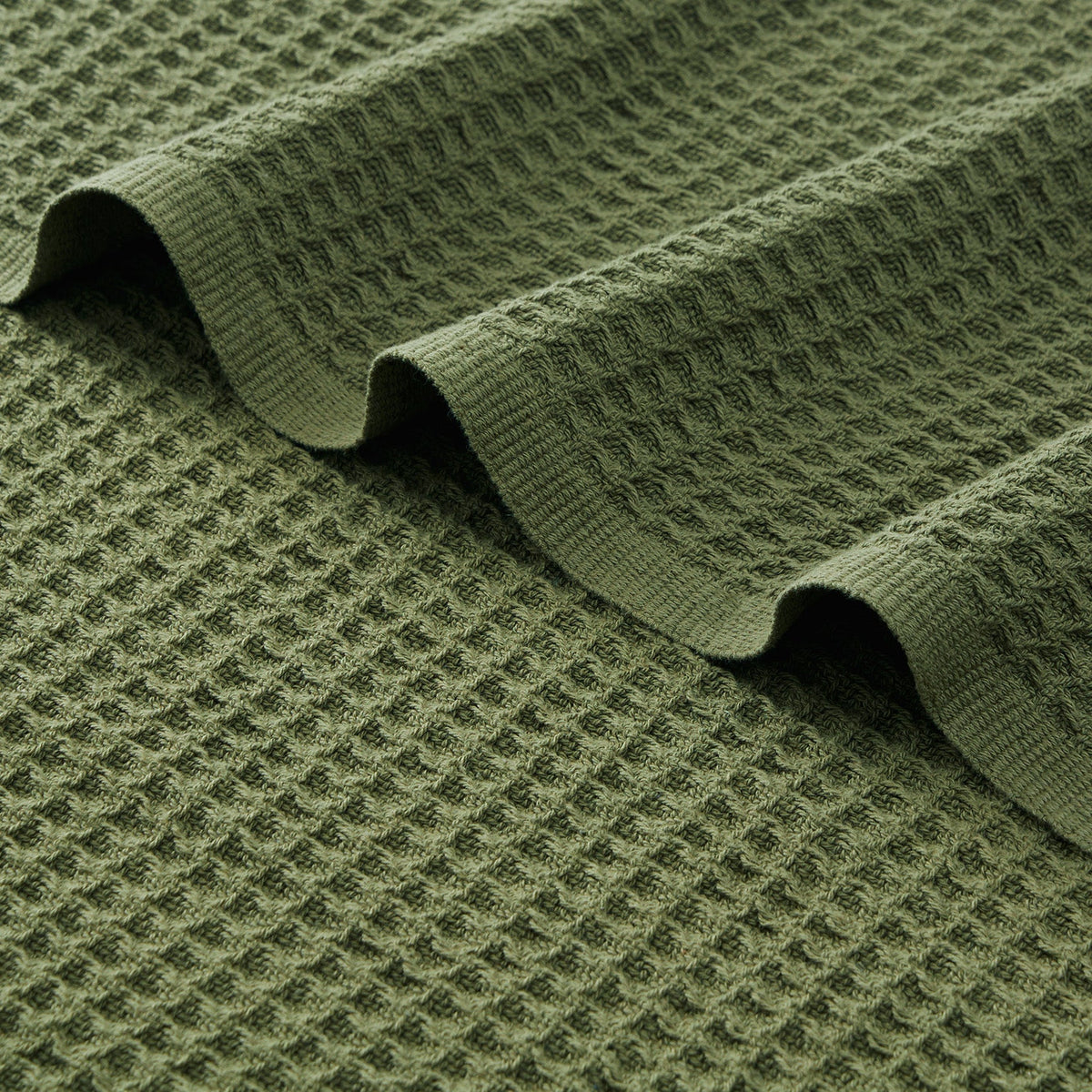 Cotton Waffle Weave Blanket