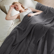 Cotton Waffle Weave Blanket