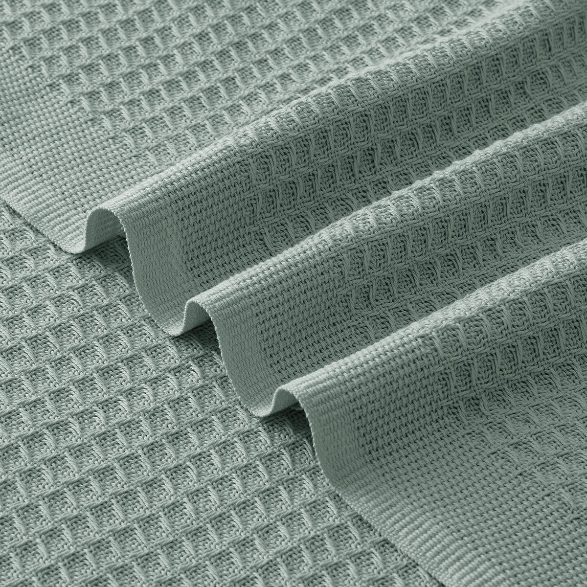 Cotton Waffle Weave Blanket