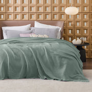Cotton Waffle Weave Blanket
