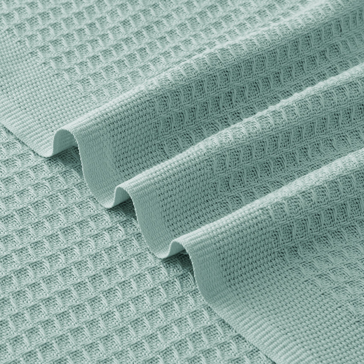 Cotton Waffle Weave Blanket