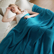 Cotton Waffle Weave Blanket