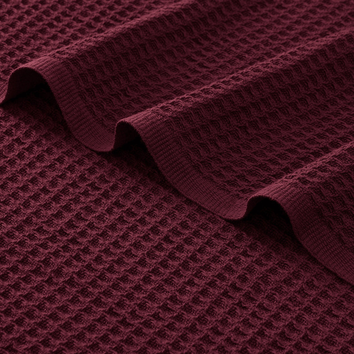 Cotton Waffle Weave Blanket