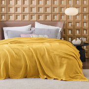 Cotton Waffle Weave Blanket