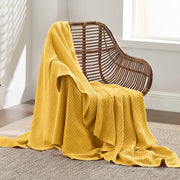 Cotton Waffle Weave Blanket