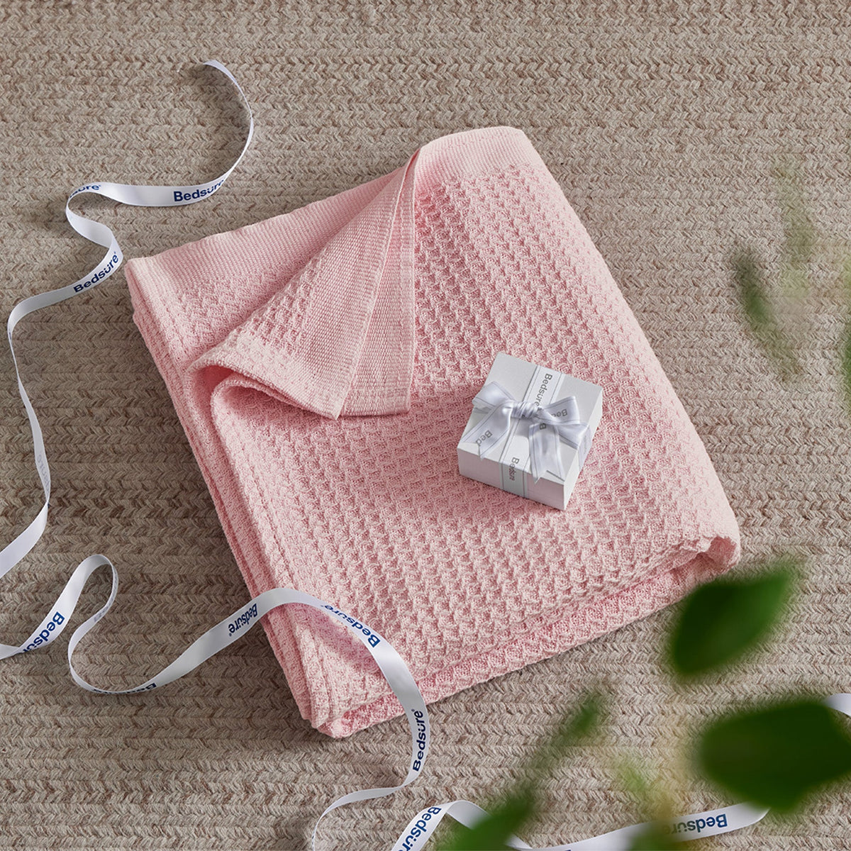 Cotton Waffle Weave Blanket