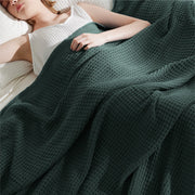 Cotton Waffle Weave Blanket