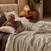 Cotton Waffle Weave Blanket