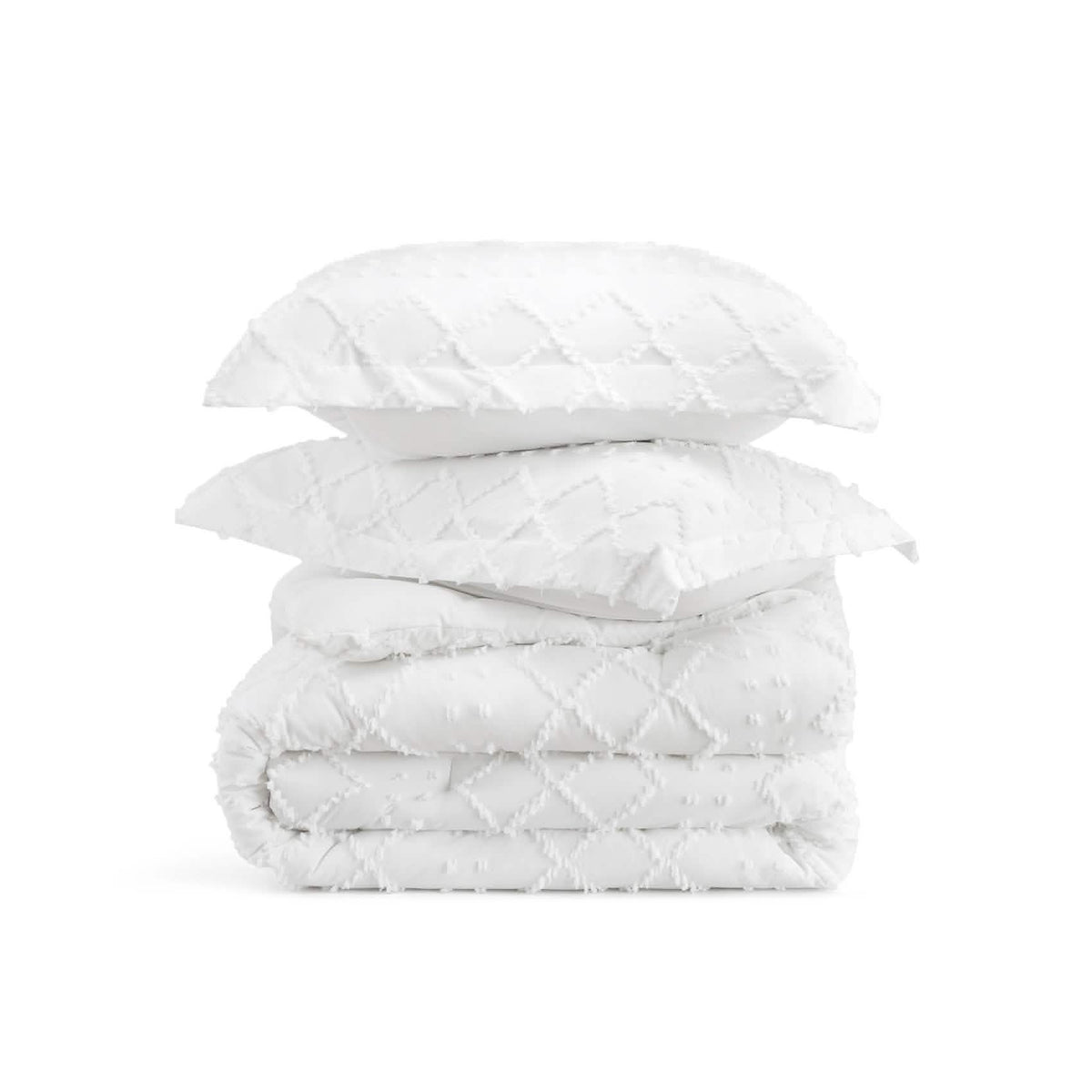Tufted Embroidery Comforter Set