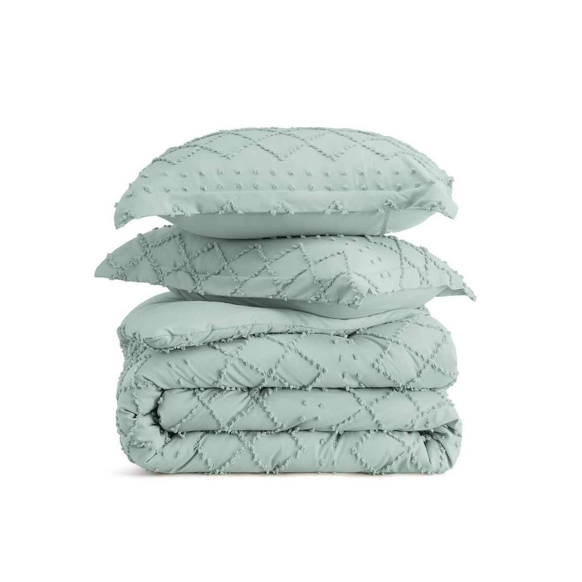 Tufted Embroidery Comforter Set
