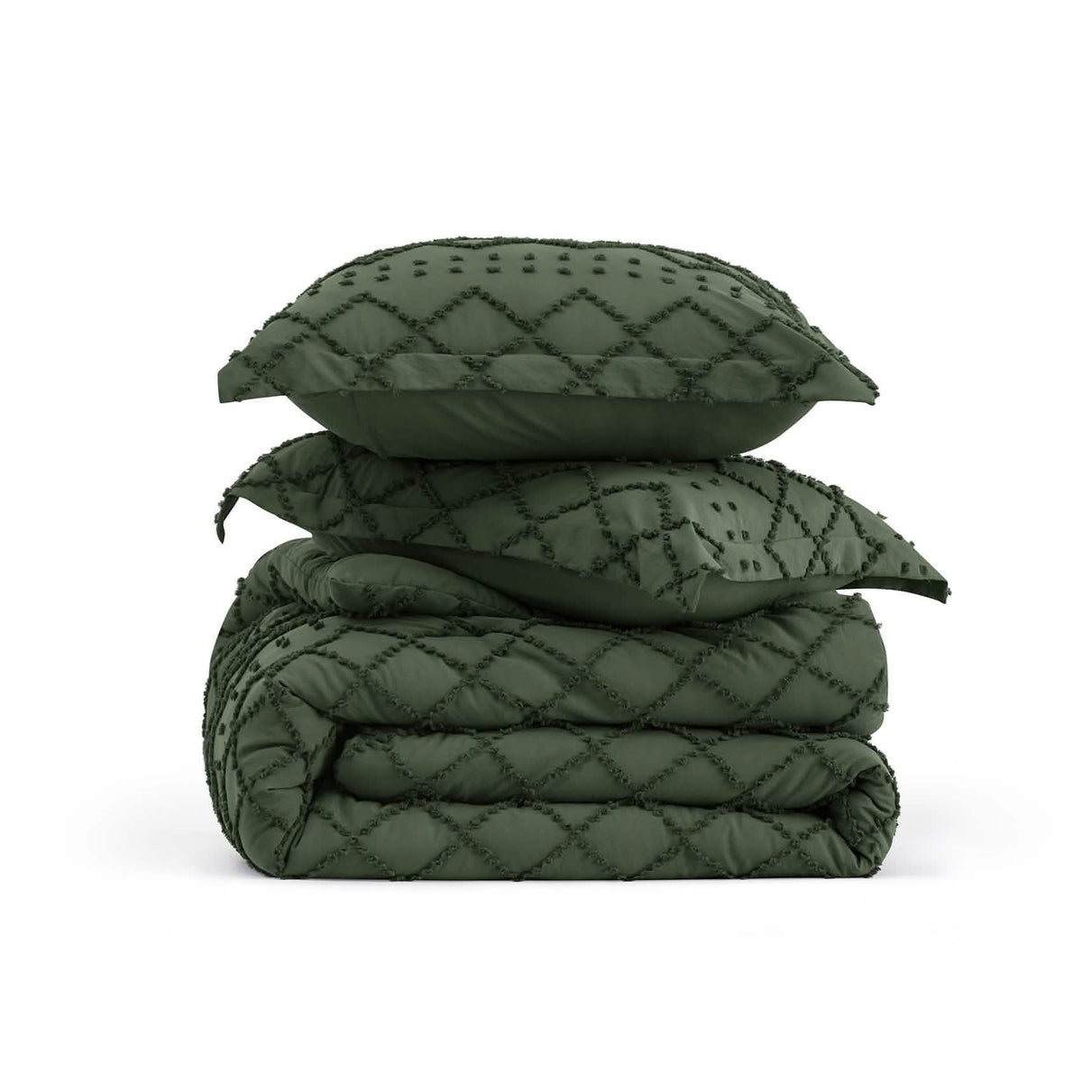 Tufted Embroidery Comforter Set