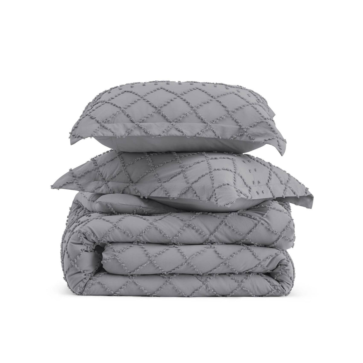 Tufted Embroidery Comforter Set