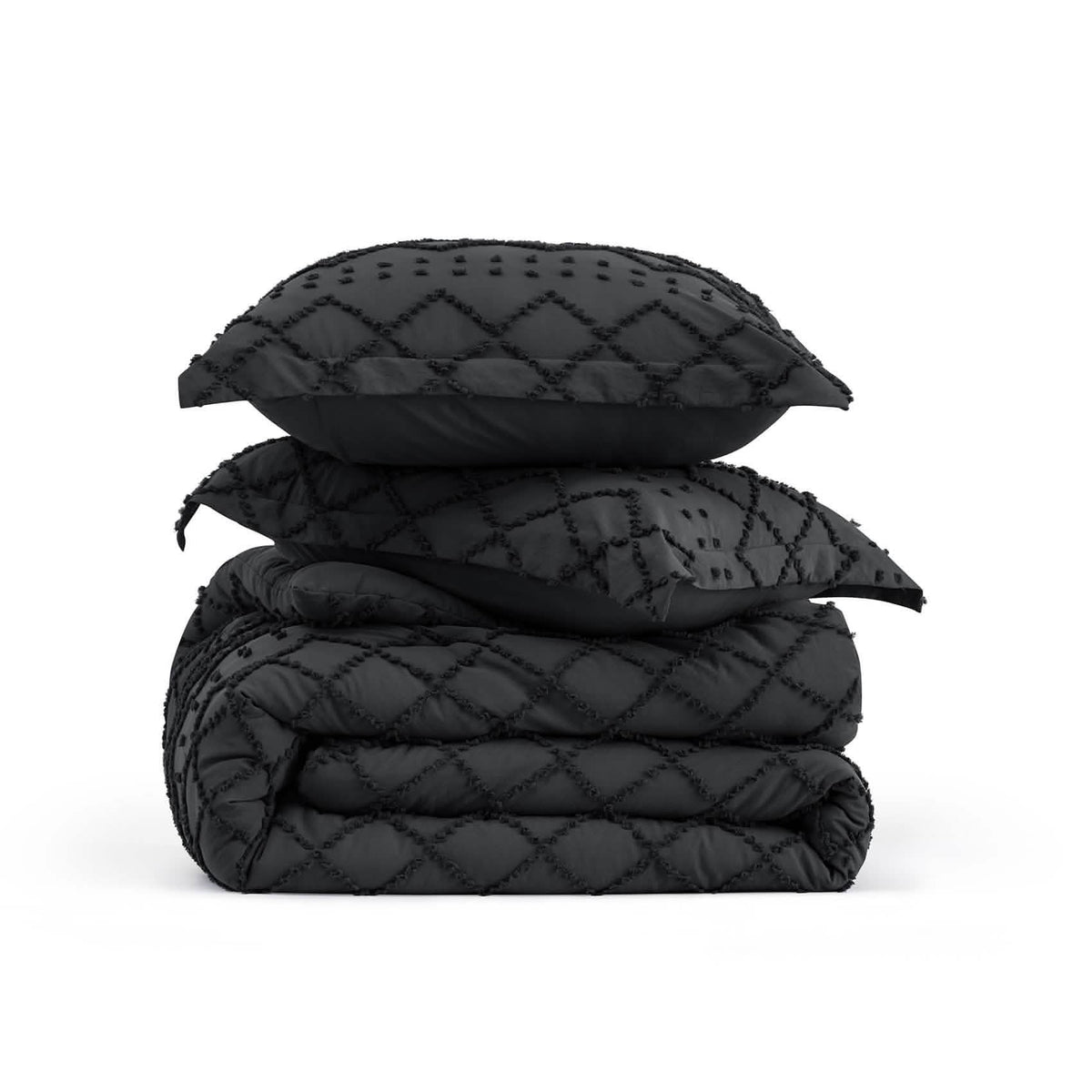 Tufted Embroidery Comforter Set