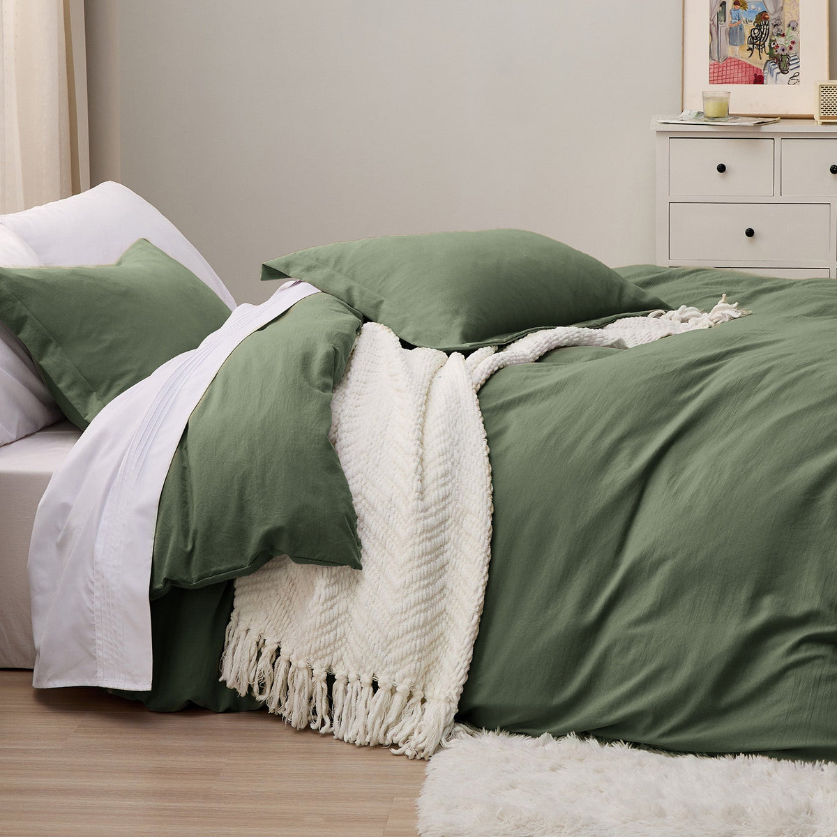Ultra Soft Hypoallergenic Microfiber Duvet Cover Set