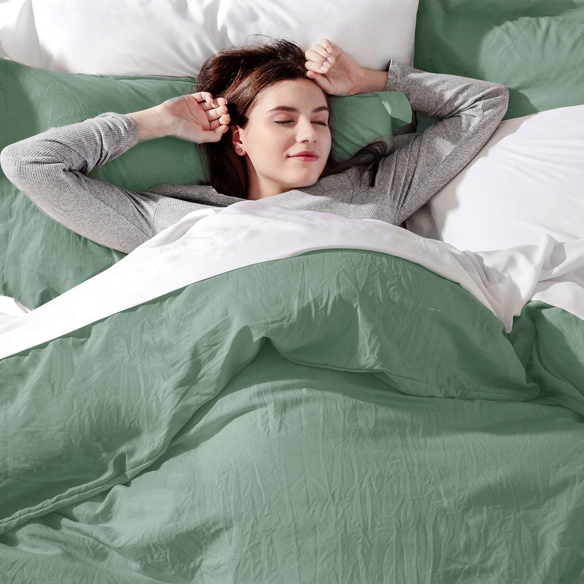 Ultra Soft Hypoallergenic Microfiber Duvet Cover Set