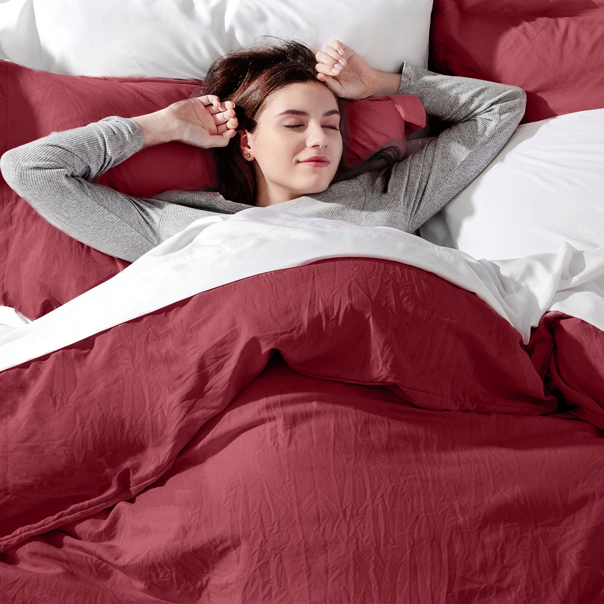 Ultra Soft Hypoallergenic Microfiber Duvet Cover Set