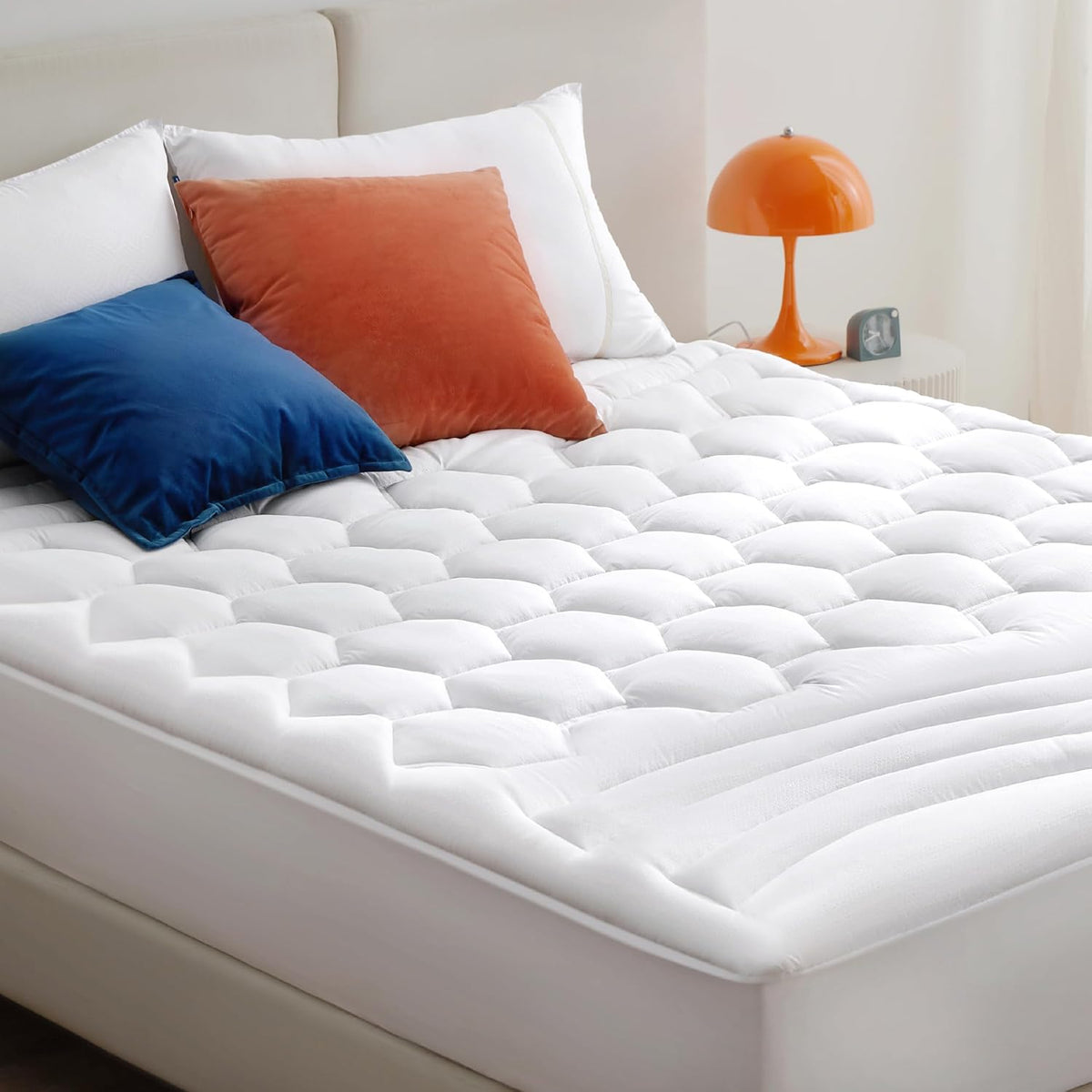 Three-Zone Quilted Mattress Pad