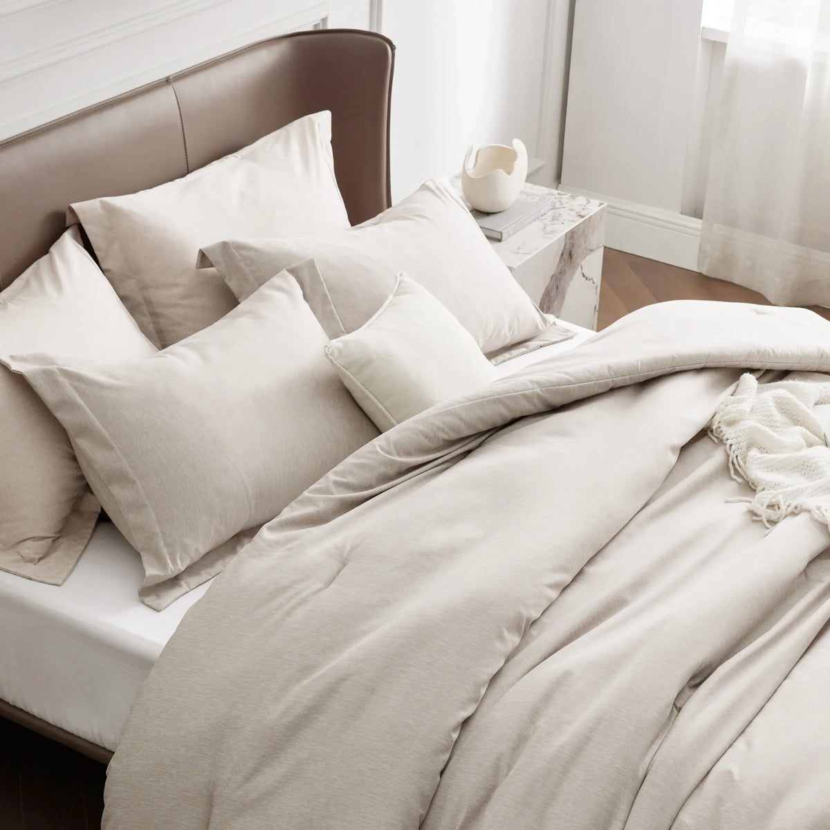 Cationic Dye Comforter Set 100gsm