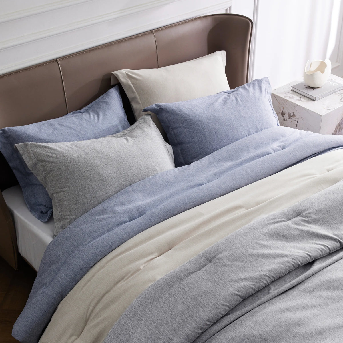 Cationic Dye Comforter Set 100gsm