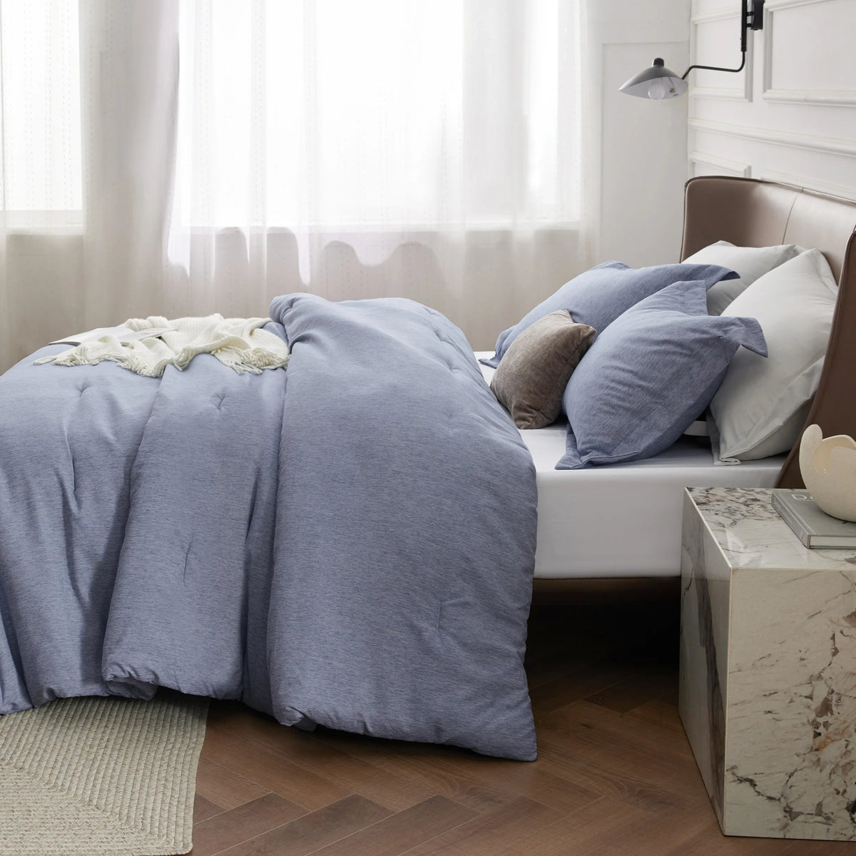 Cationic Dye Comforter Set 100gsm
