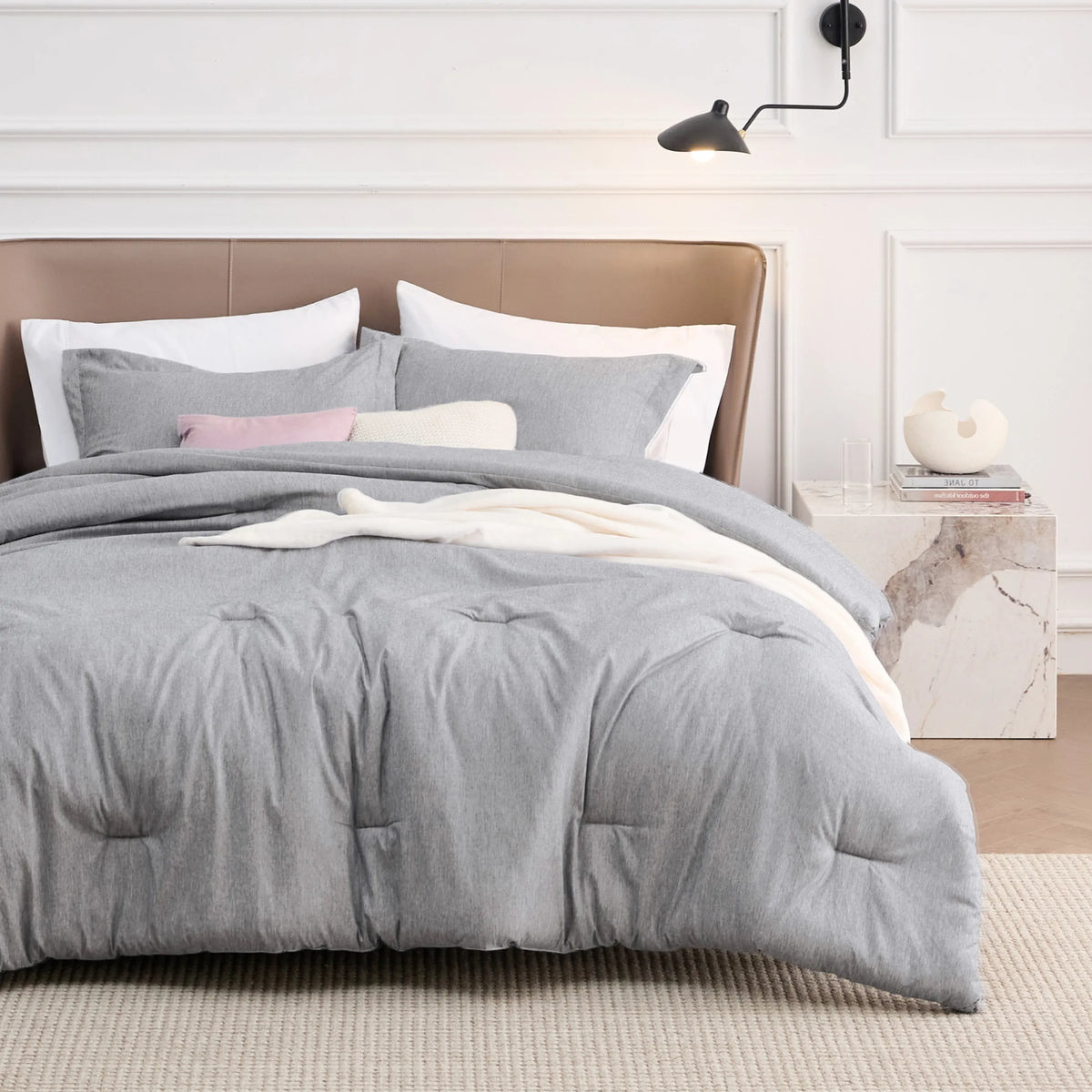 Cationic Dye Comforter Set 100gsm