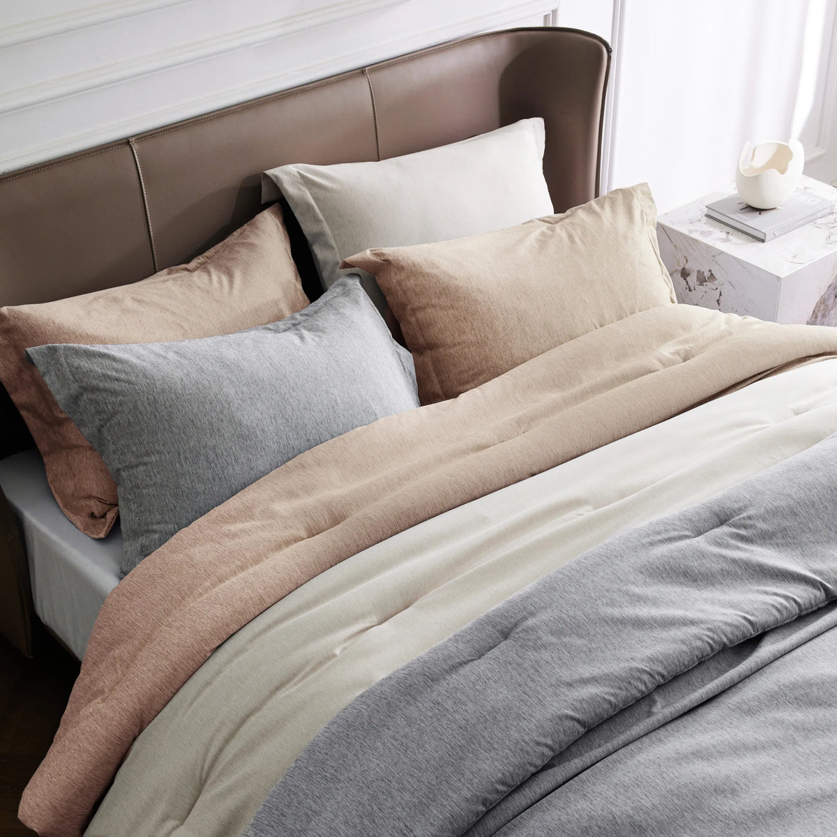 Cationic Dye Comforter Set 100gsm