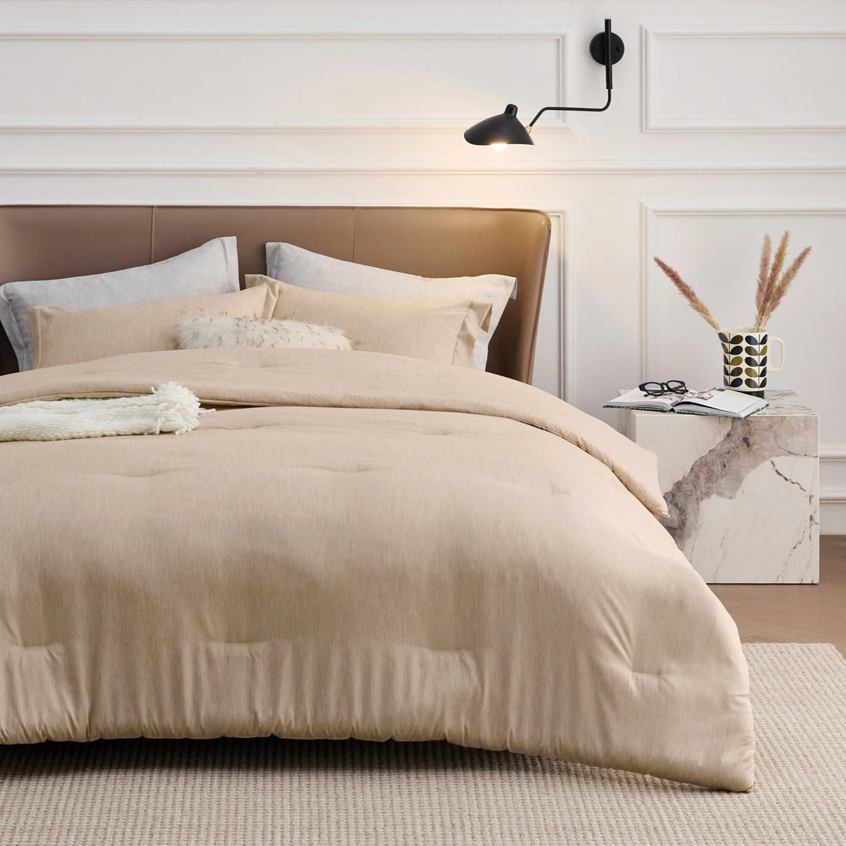 Cationic Dye Comforter Set 100gsm