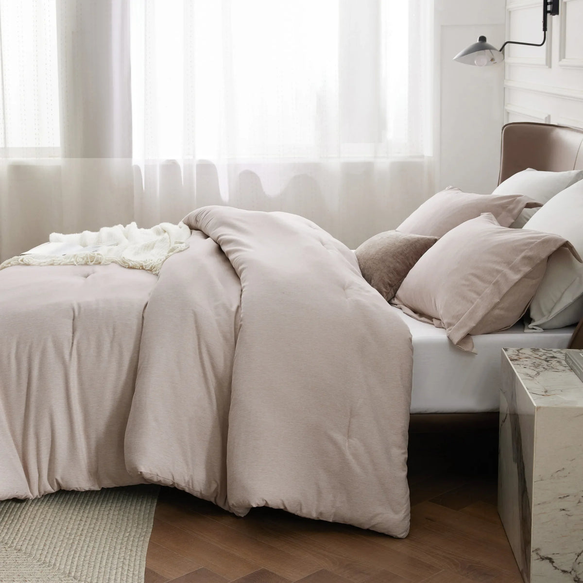 Cationic Dye Comforter Set 100gsm