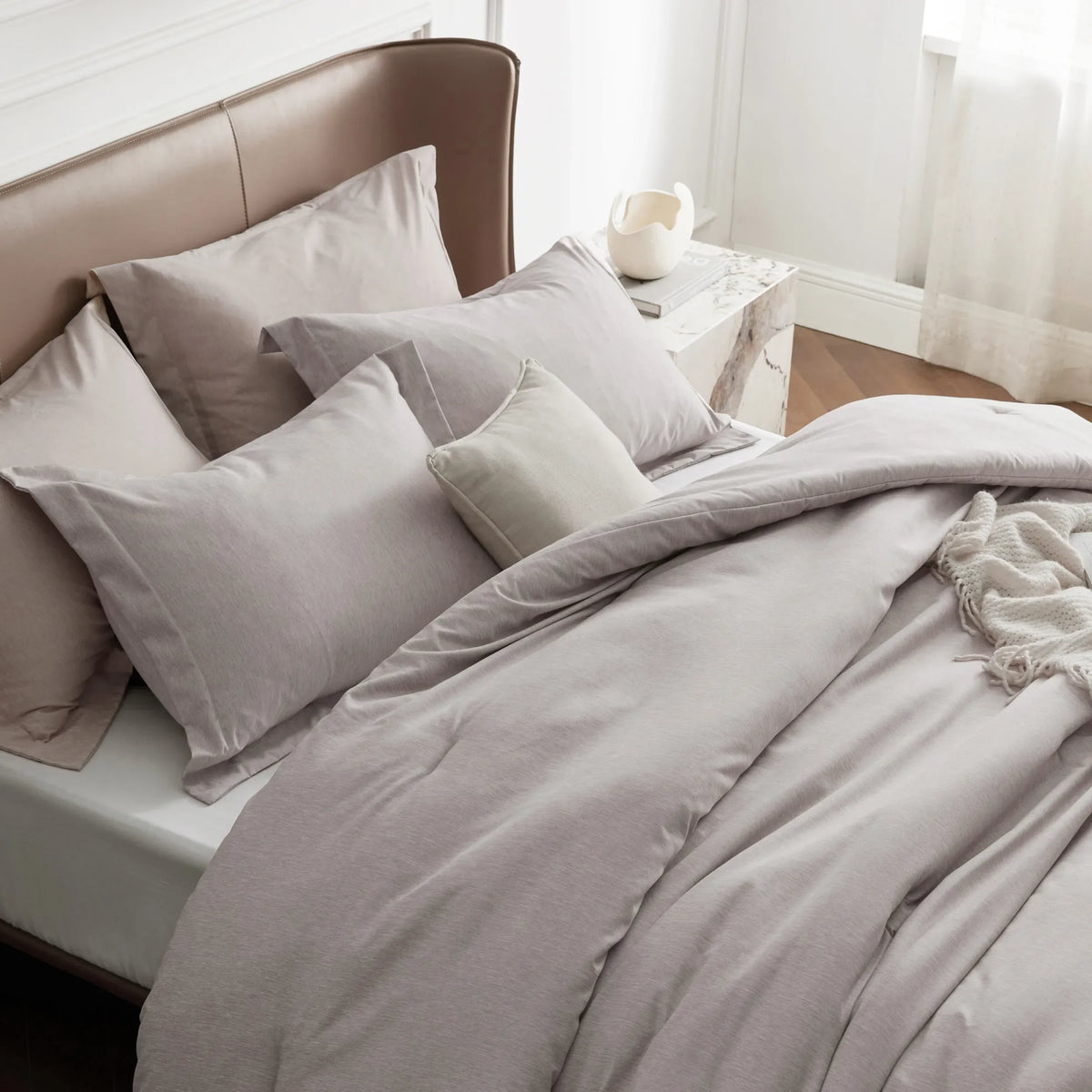 Cationic Dye Comforter Set 100gsm