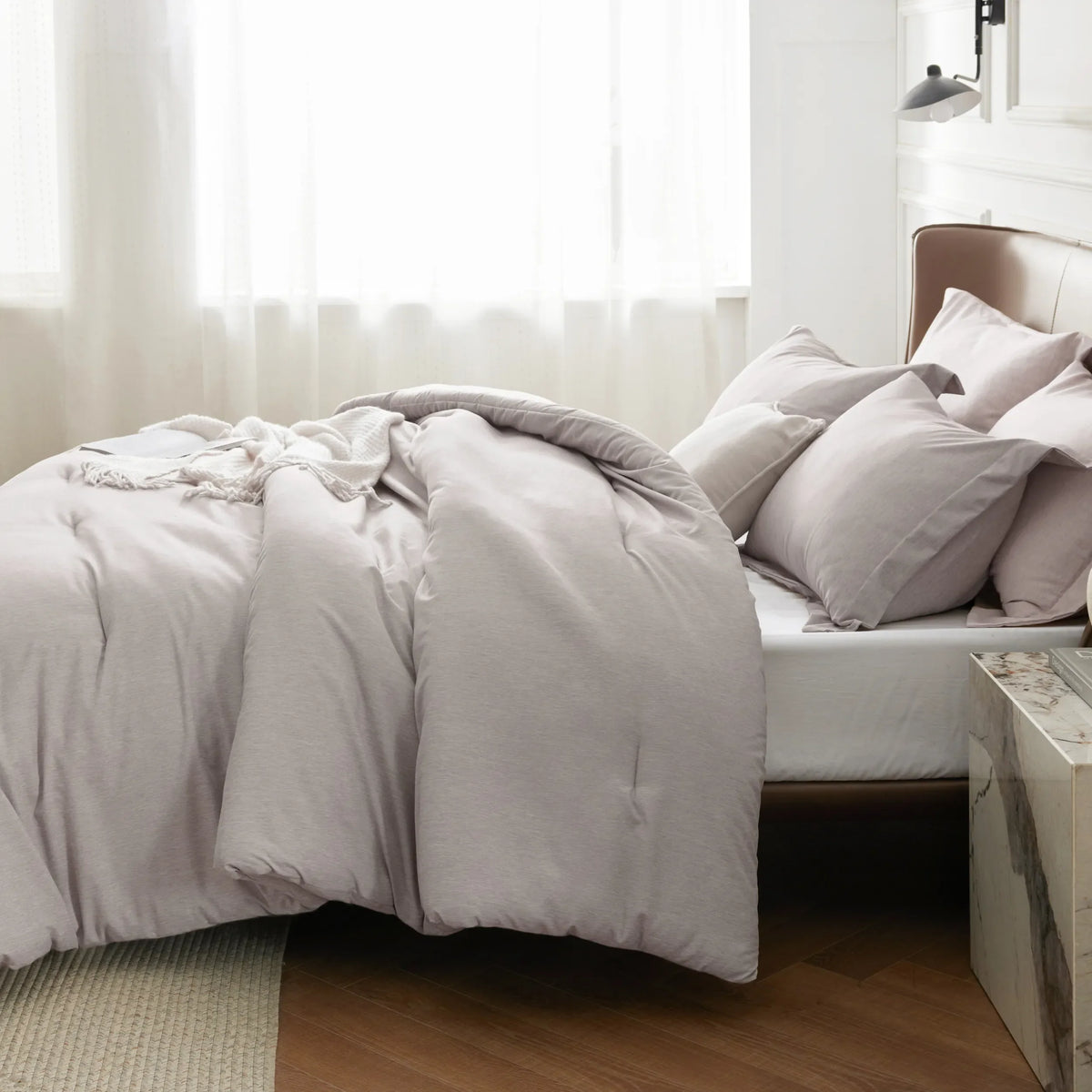 Cationic Dye Comforter Set 100gsm