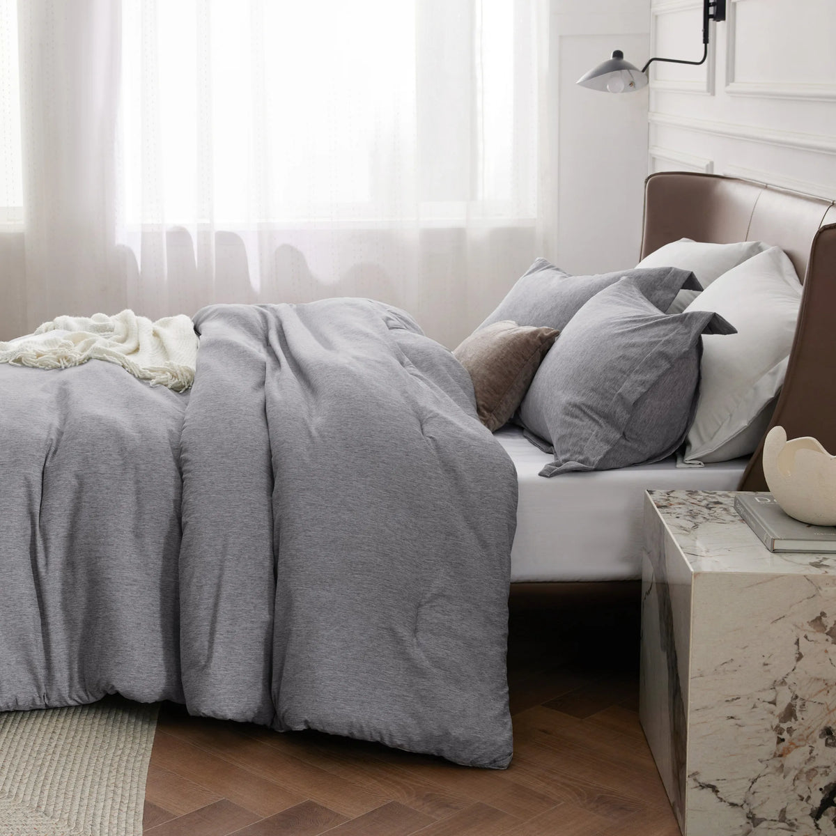 Cationic Dye Comforter Set 100gsm