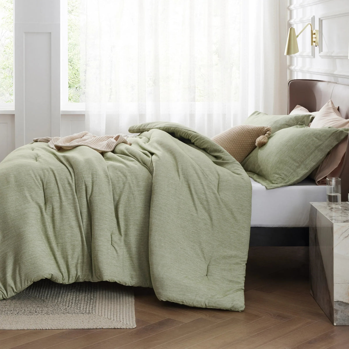 Cationic Dye Comforter Set 100gsm