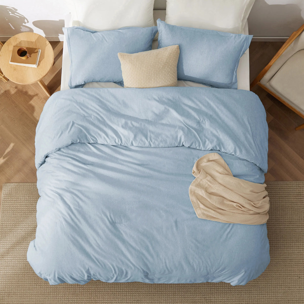 Cationic Dye Comforter Set 100gsm