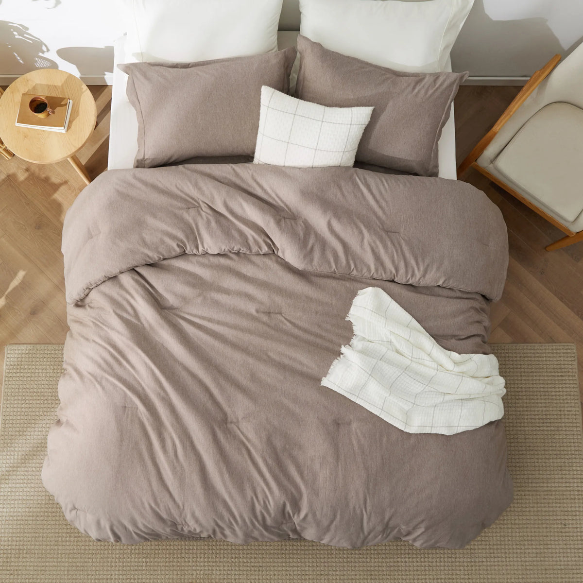 Cationic Dye Comforter Set 100gsm