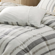 Cotton Boho Waffle Weave Duvet Cover Set