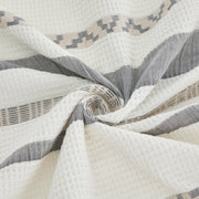Cotton Boho Waffle Weave Duvet Cover Set
